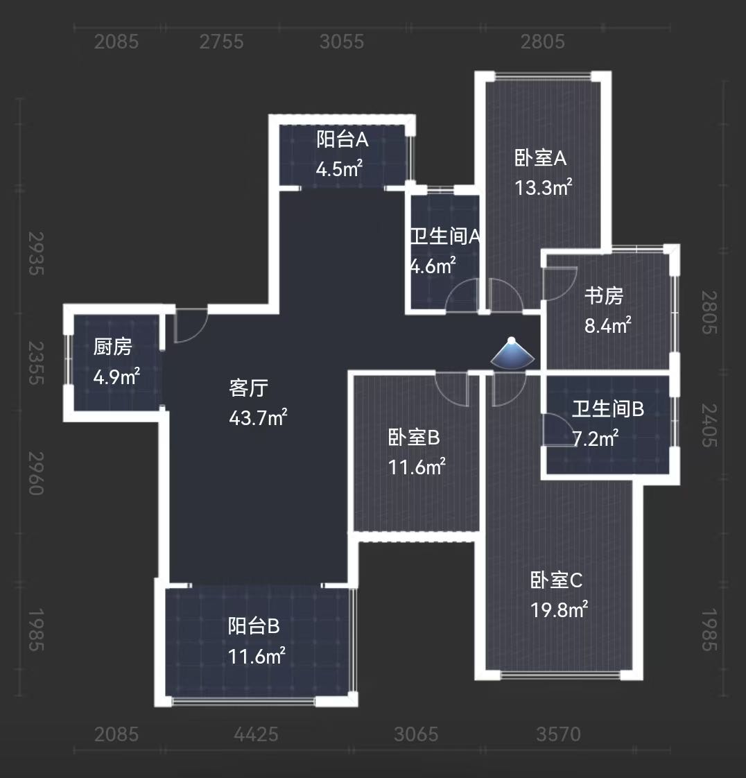 佳兆业金域天下二期  4室2厅2卫   68.00万