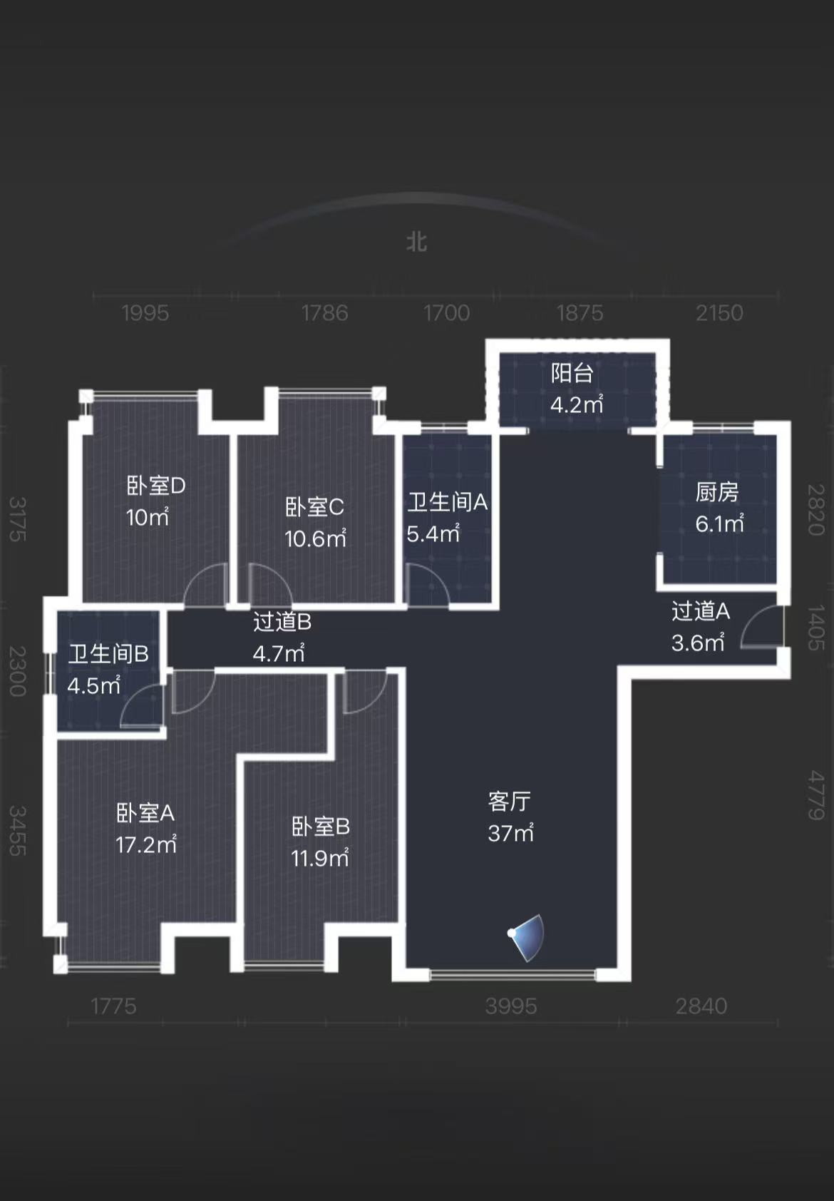 金水湾  3室2厅2卫   71.00万室内图1