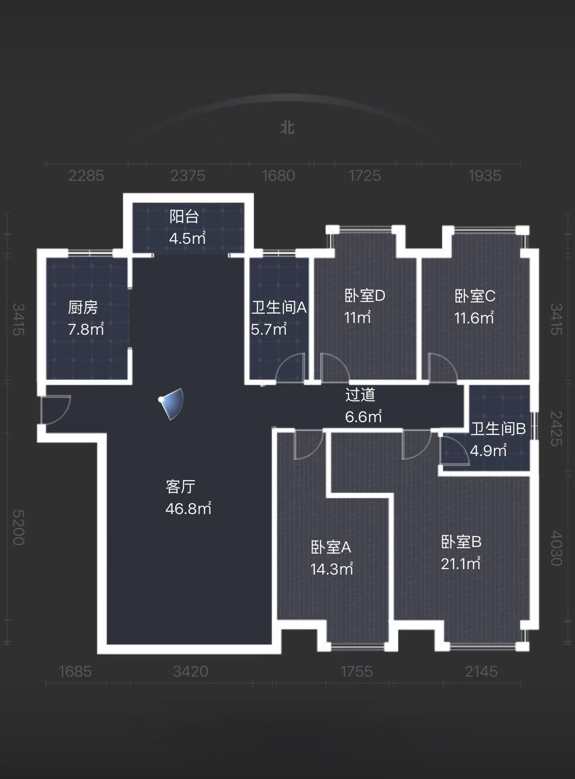 金水湾二期  4室2厅2卫   85.90万