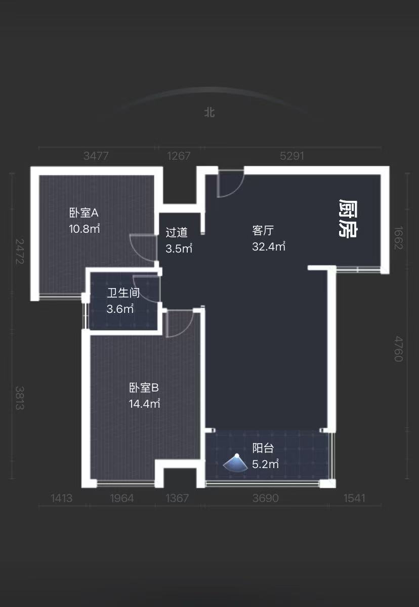 西郡佳园 2室2厅1卫 32.8万 西郡佳园 2室2厅1卫 32.8万室内图