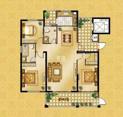 九八缔景城 4室2厅2卫 60.8万 九八缔景城 4室2厅2卫 60.8万室内图