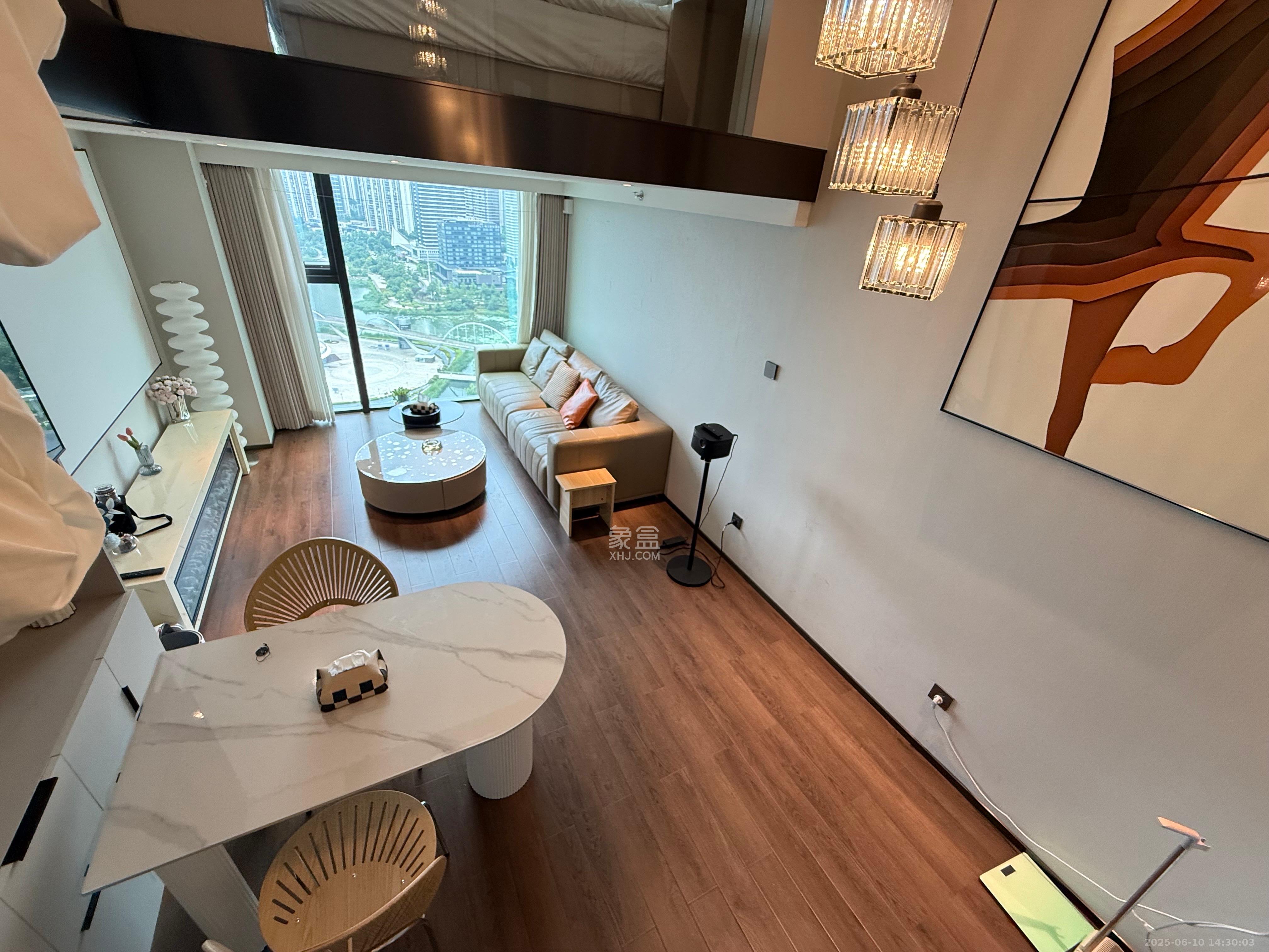 达美寰宇中心 2室1厅1卫 3400.0元/月 达美寰宇中心 2室1厅1卫 3400.0元/月室内图