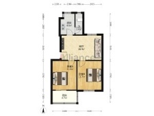 湘运新村  2室1厅1卫   1500.00元/月户型图