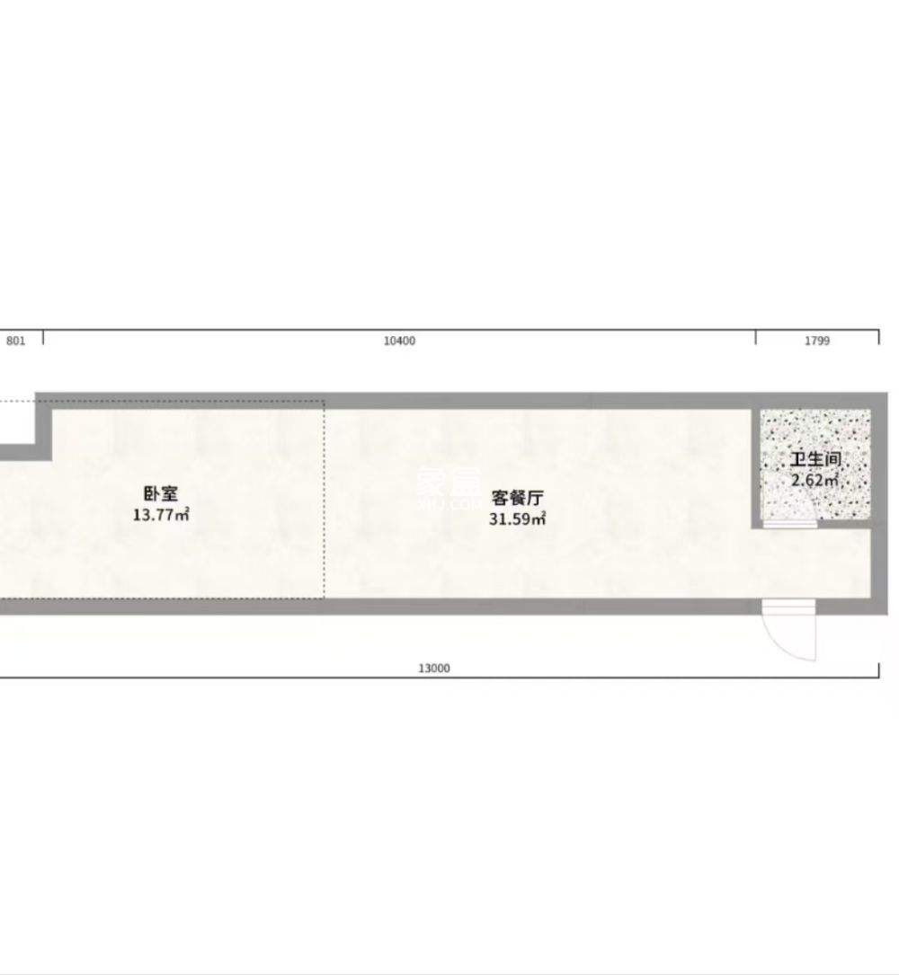 桂鑫汇文中心  1室1厅1卫    39.8万