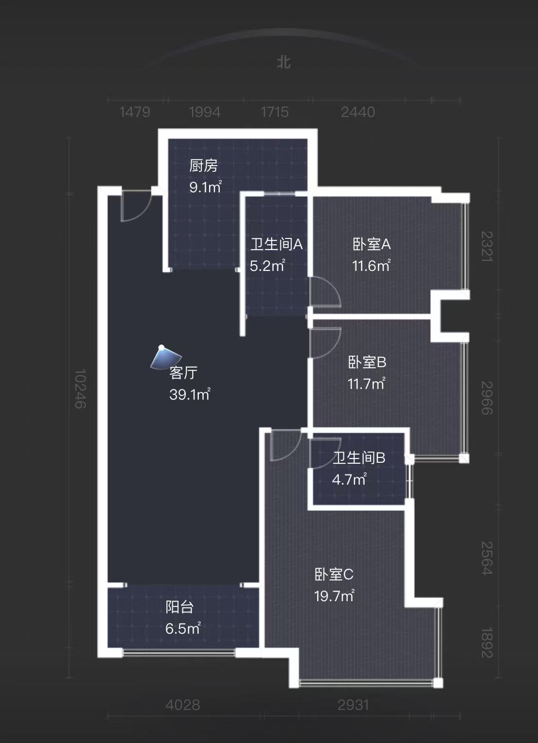 华晨神农湾 3室2厅2卫 130.0万 华晨神农湾 3室2厅2卫 130.0万室内图