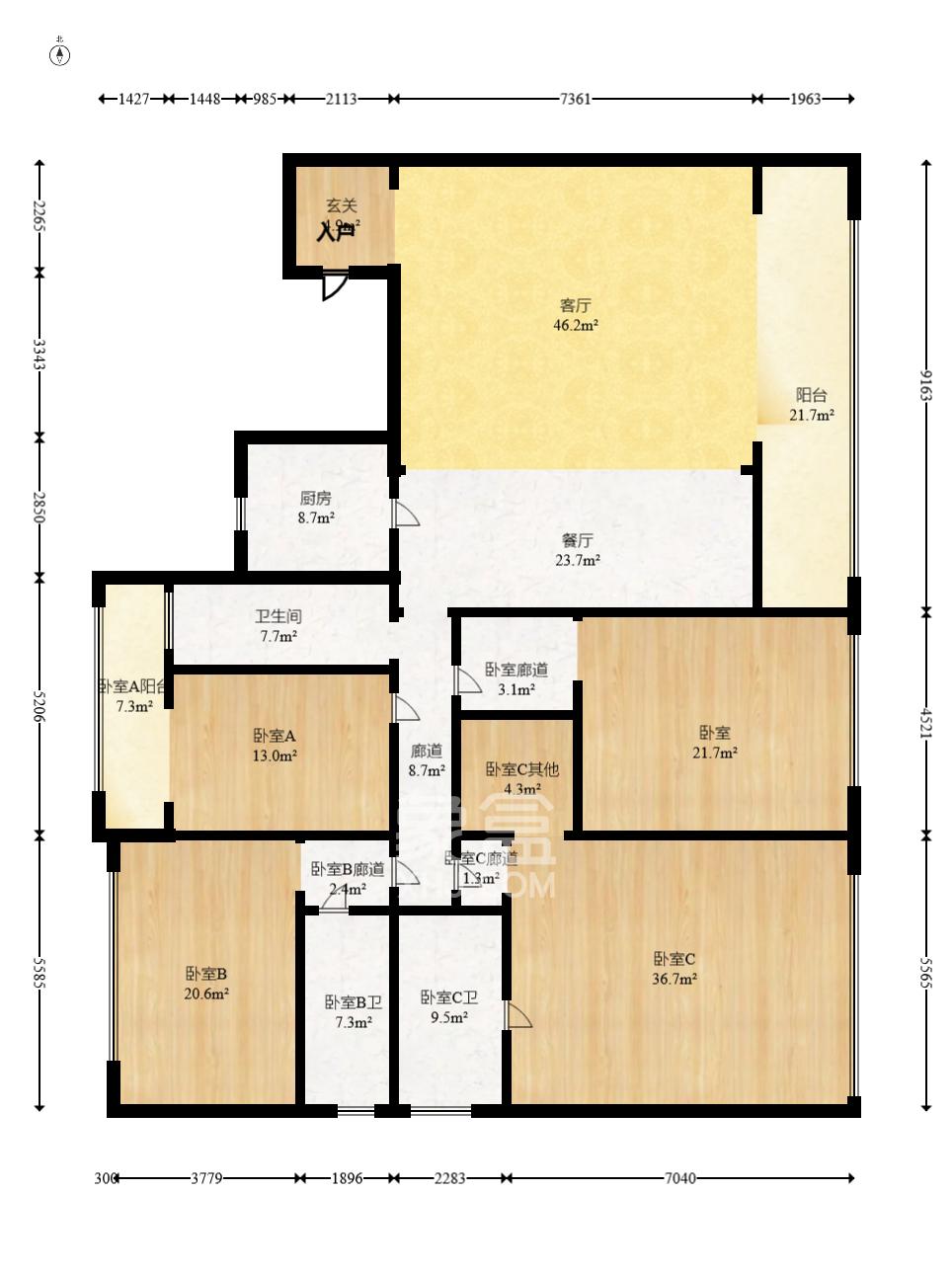 建发电建江山悦  4室2厅3卫   488.00万其他