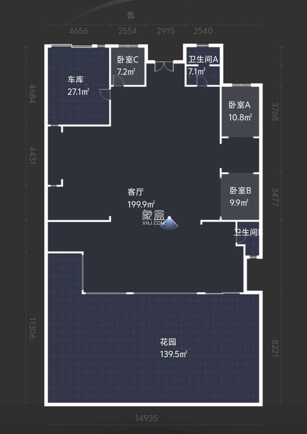 城市公园  6室2厅4卫    458.0万