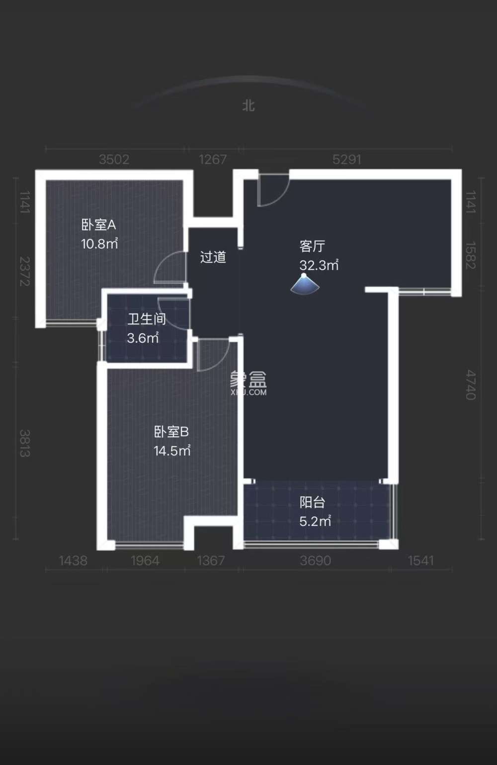 西郡佳园  2室2厅1卫    28.8万