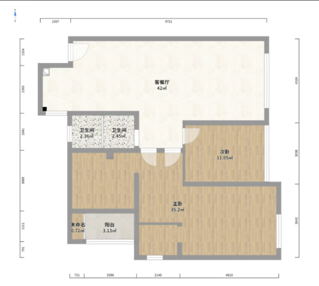 西郡佳园 3室2厅2卫 45.0万 西郡佳园 3室2厅2卫 45.0万室内图