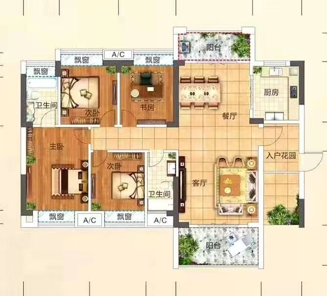 融冠康城  5室2厅2卫   70.00万