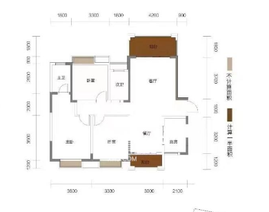 华晨藏龙湾 3室2厅2卫 47.0万 华晨藏龙湾 3室2厅2卫 47.0万室内图
