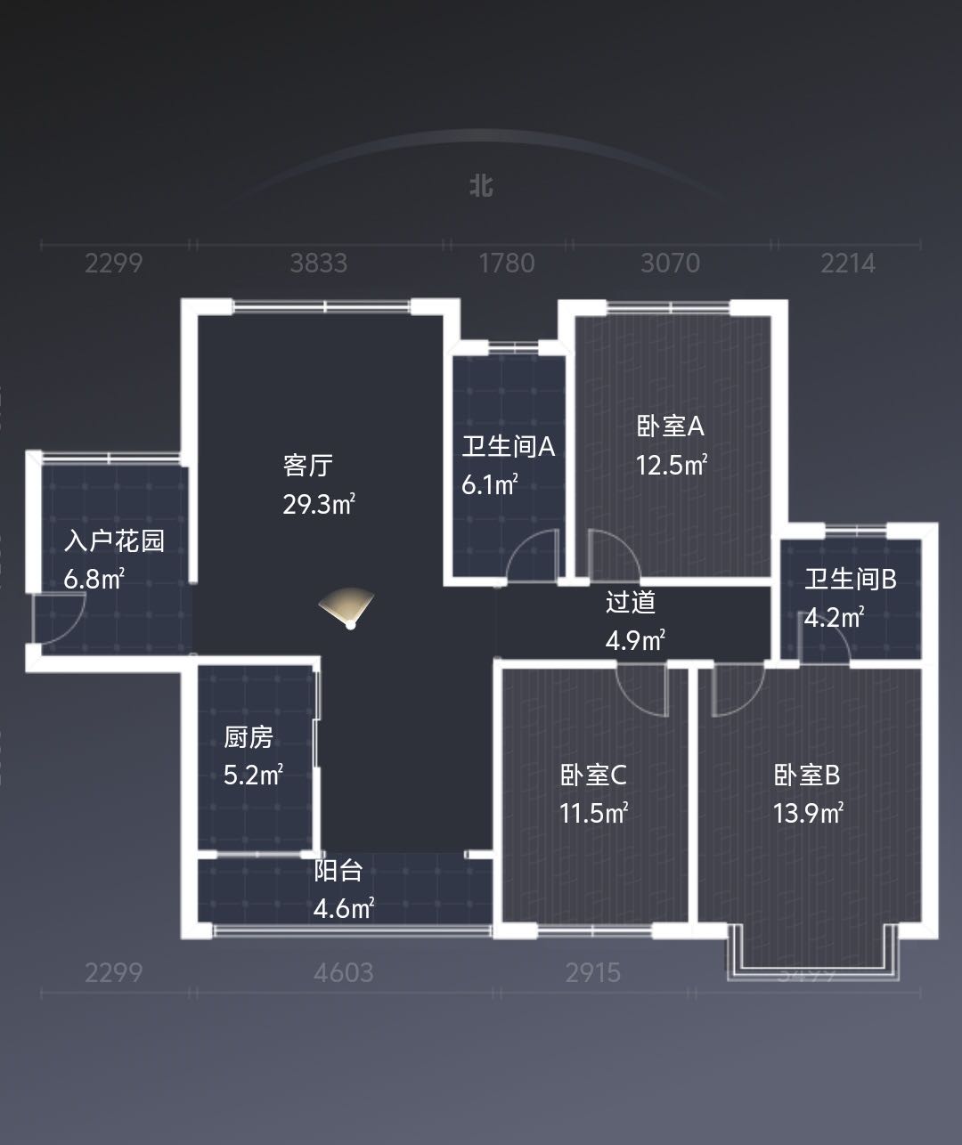 康馨佳园  4室2厅2卫   60.00万室内图