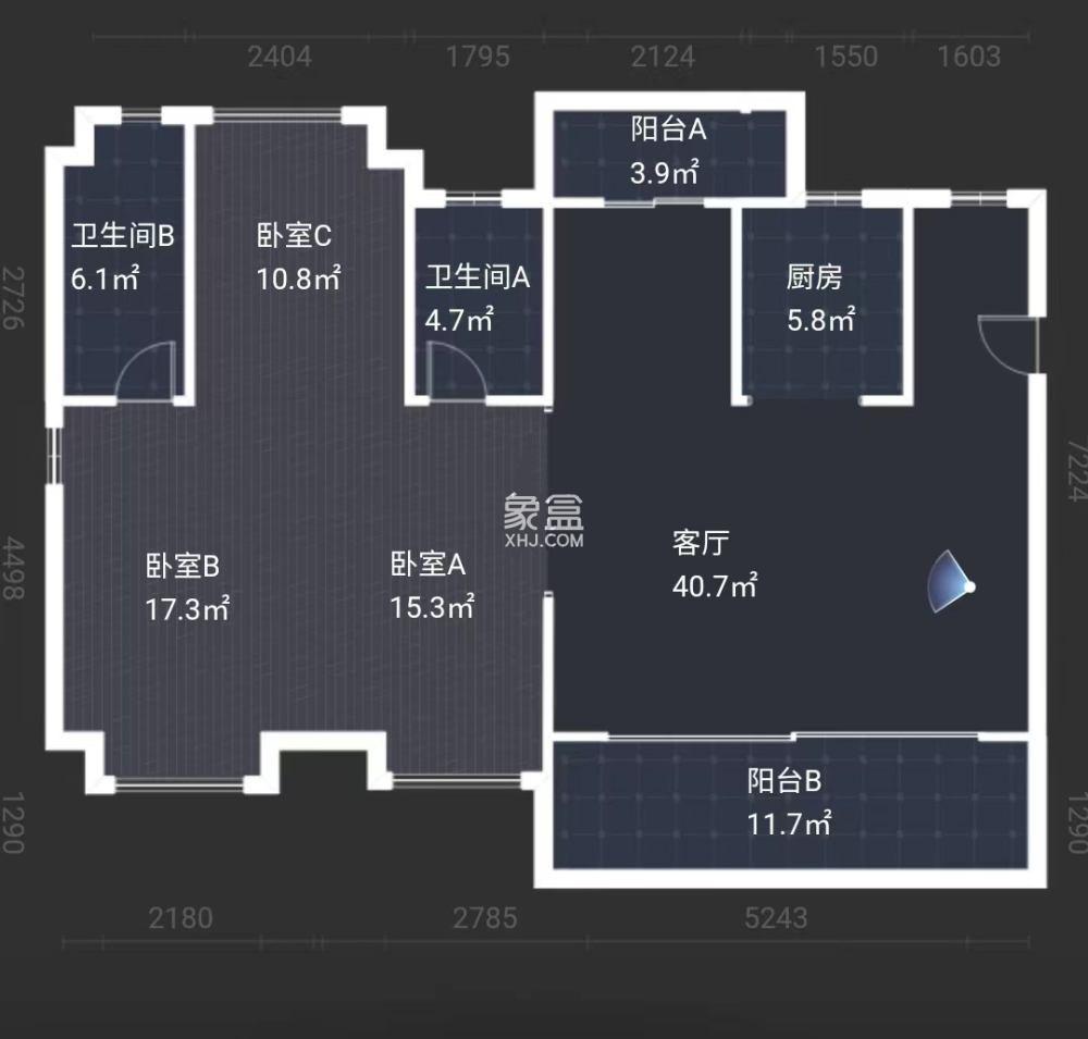 建发央著  4室2厅2卫   115.00万