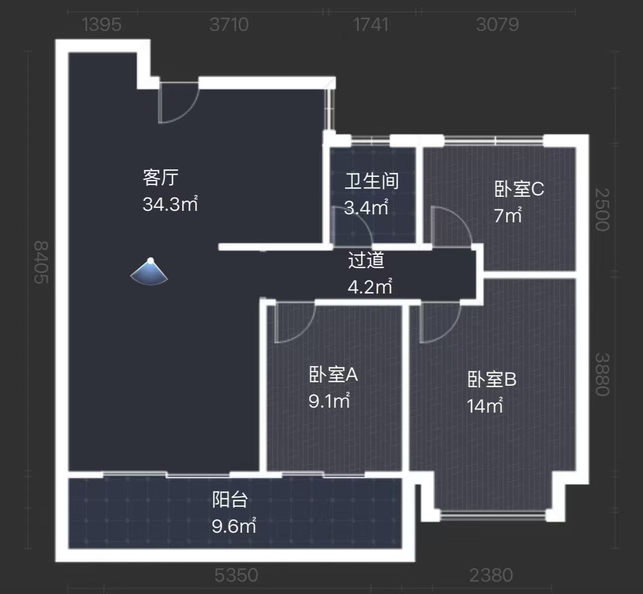 高科常春藤  3室2厅1卫   35.00万