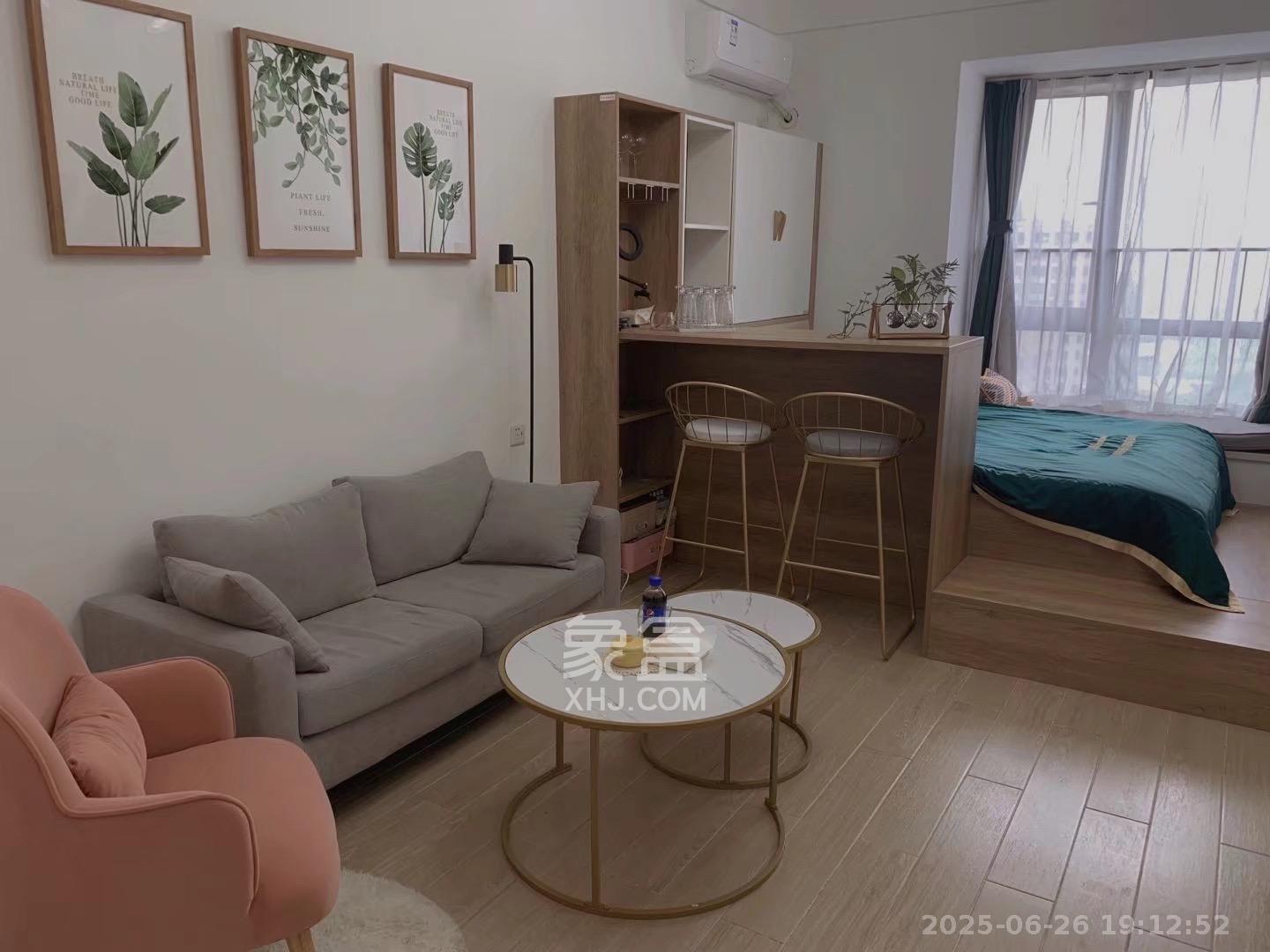 中海国际二期  1室1厅1卫    1200.0元/月室内图