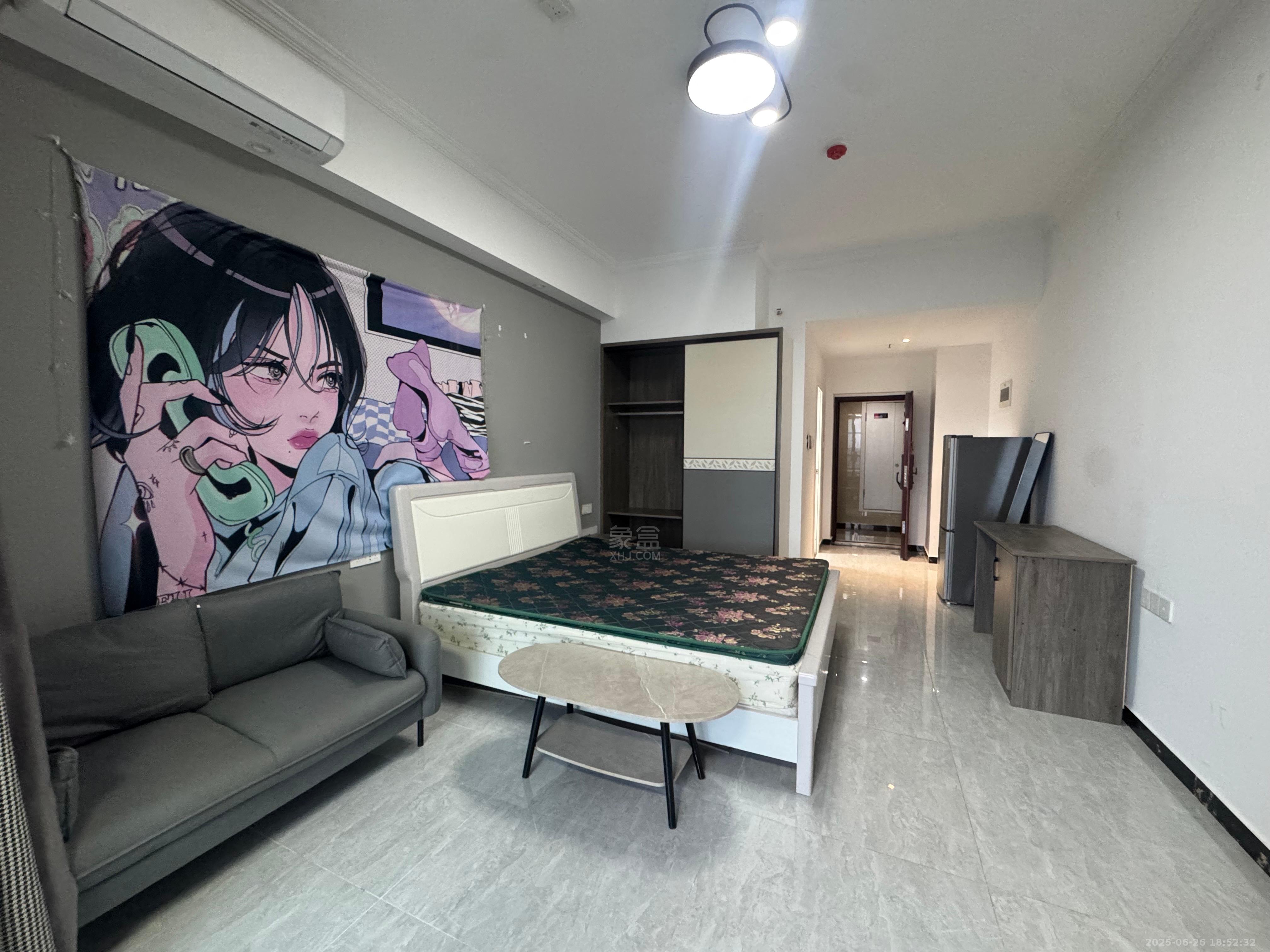 中泰财富湘江  1室1厅1卫   1500.00元/月