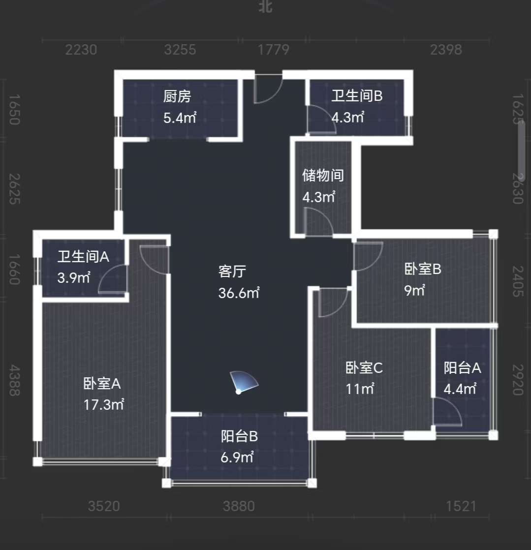 金轮翡翠名园  4室2厅2卫    88.0万