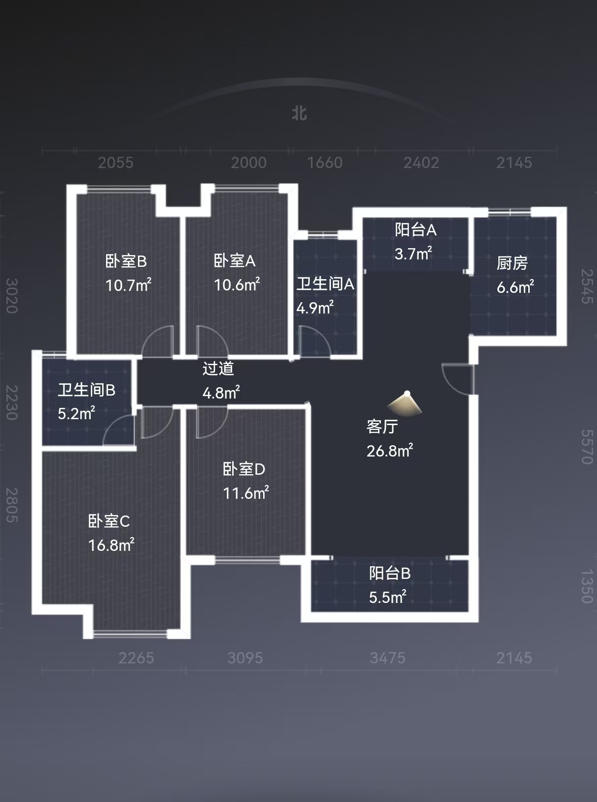 西郡佳园  4室4厅2卫    50.0万