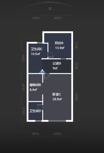 提香蓝岸  5室2厅1卫   180.00万室内图