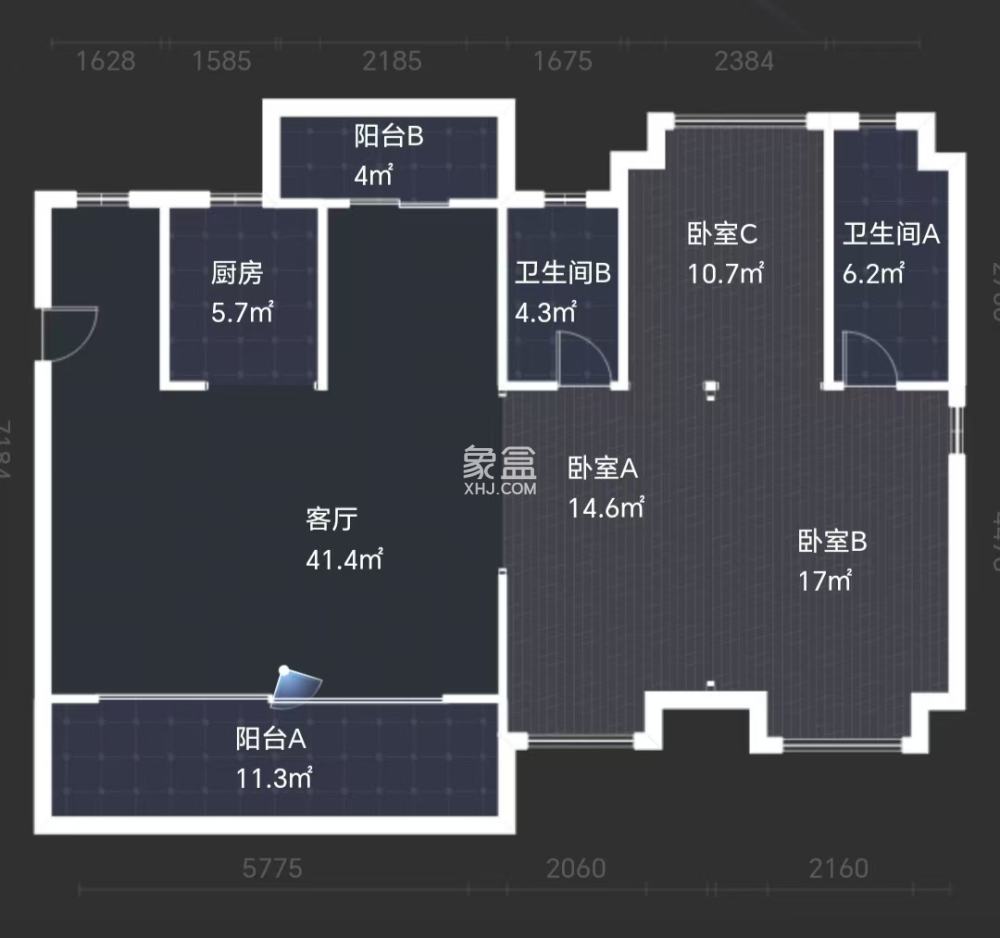 建发央著  4室2厅2卫    105.0万