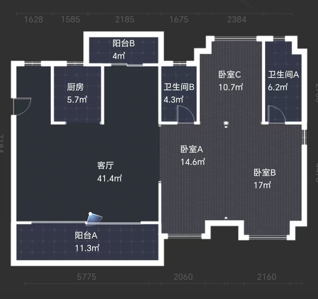 建发央著  4室2厅2卫    116.0万