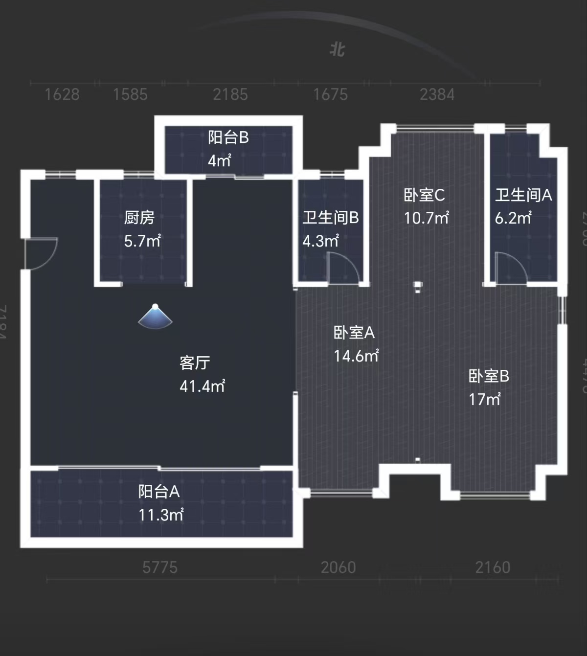 建发央著  4室2厅2卫    112.8万