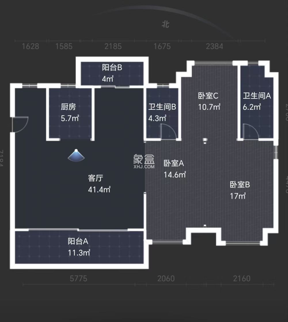 建发央著  4室2厅2卫    112.8万