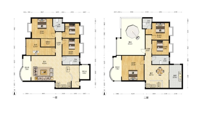 天鹅花园 7室2厅4卫 83.8万 天鹅花园 7室2厅4卫 83.8万室内图
