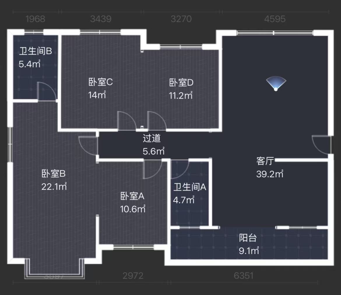 康馨佳园  4室2厅2卫    68.8万室内图1