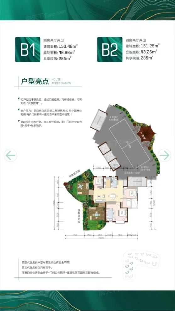第四代住房未来社区  3室2厅2卫    110.0万
