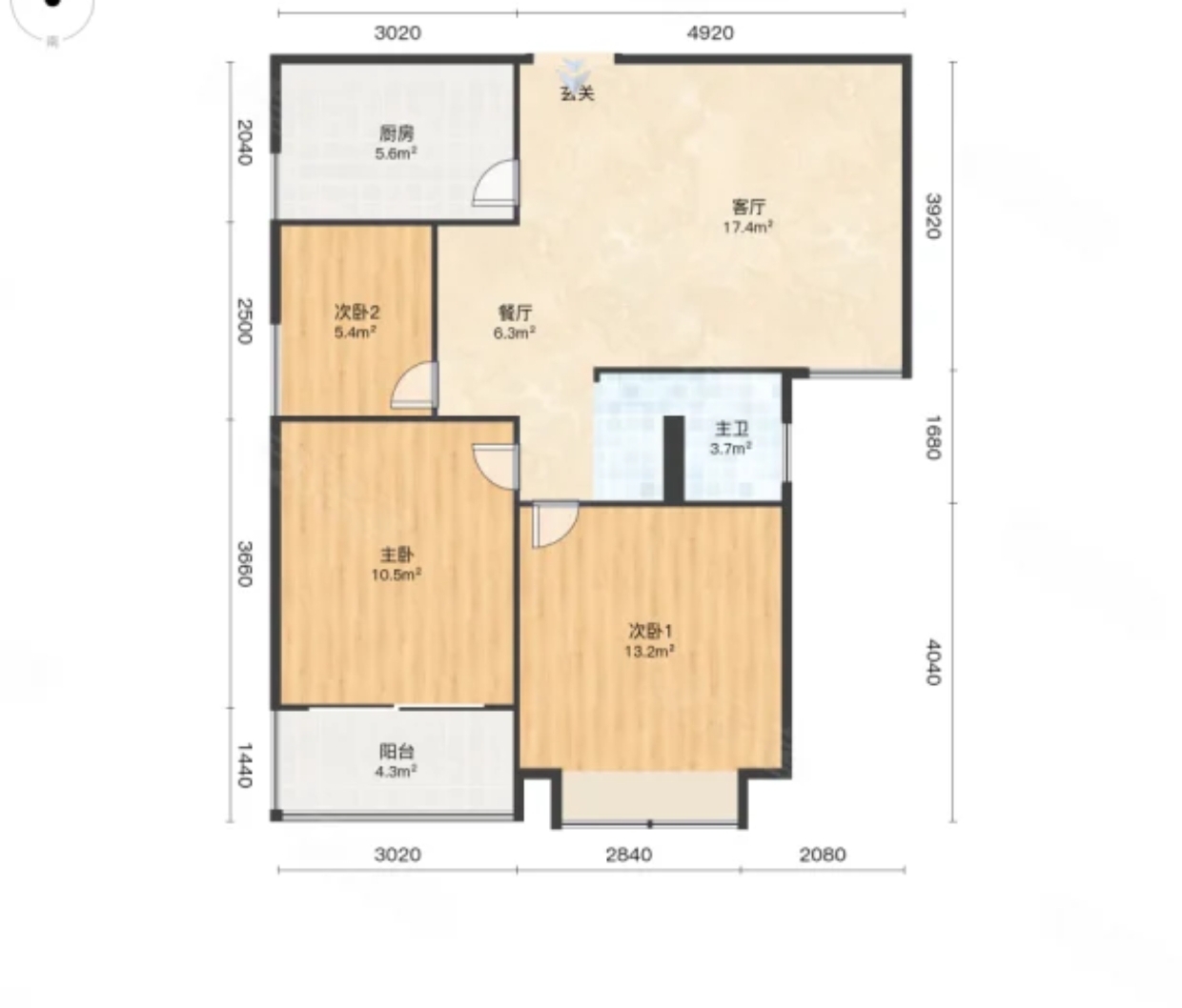 交通技校宿舍 2室2厅1卫 3500.0元/月 交通技校宿舍 2室2厅1卫 3500.0元/月户型图
