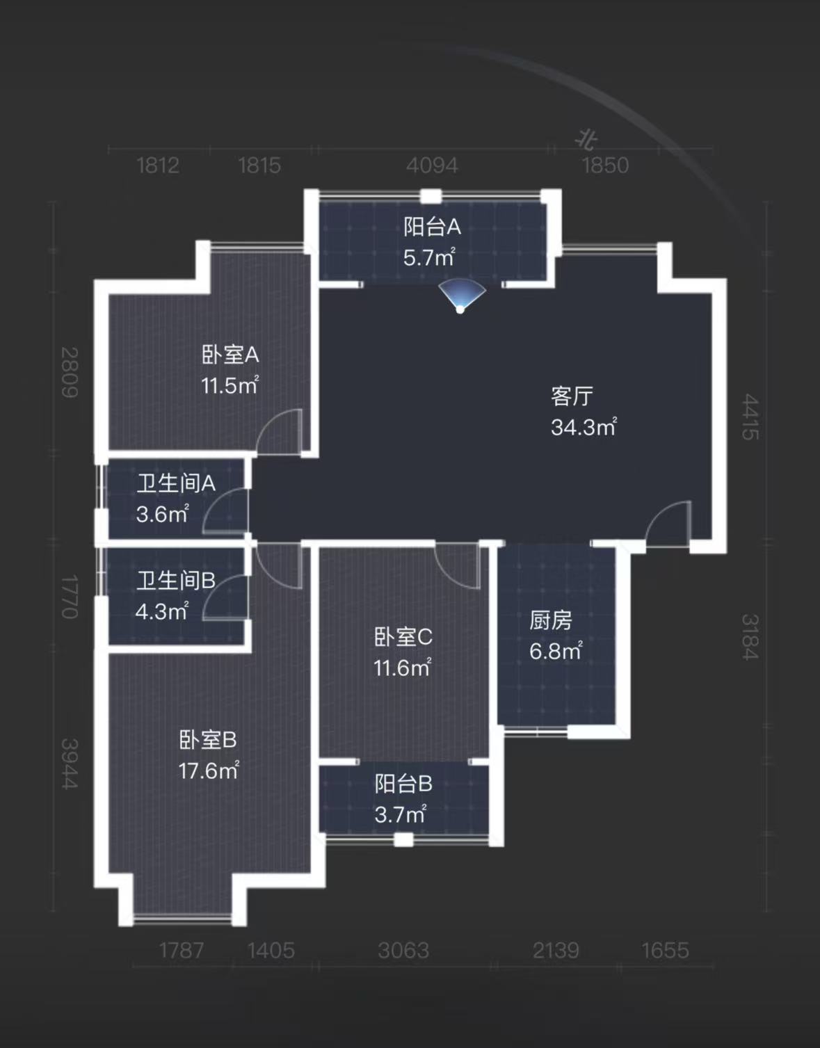枫溪花园 3室2厅2卫 42.8万 枫溪花园 3室2厅2卫 42.8万室内图