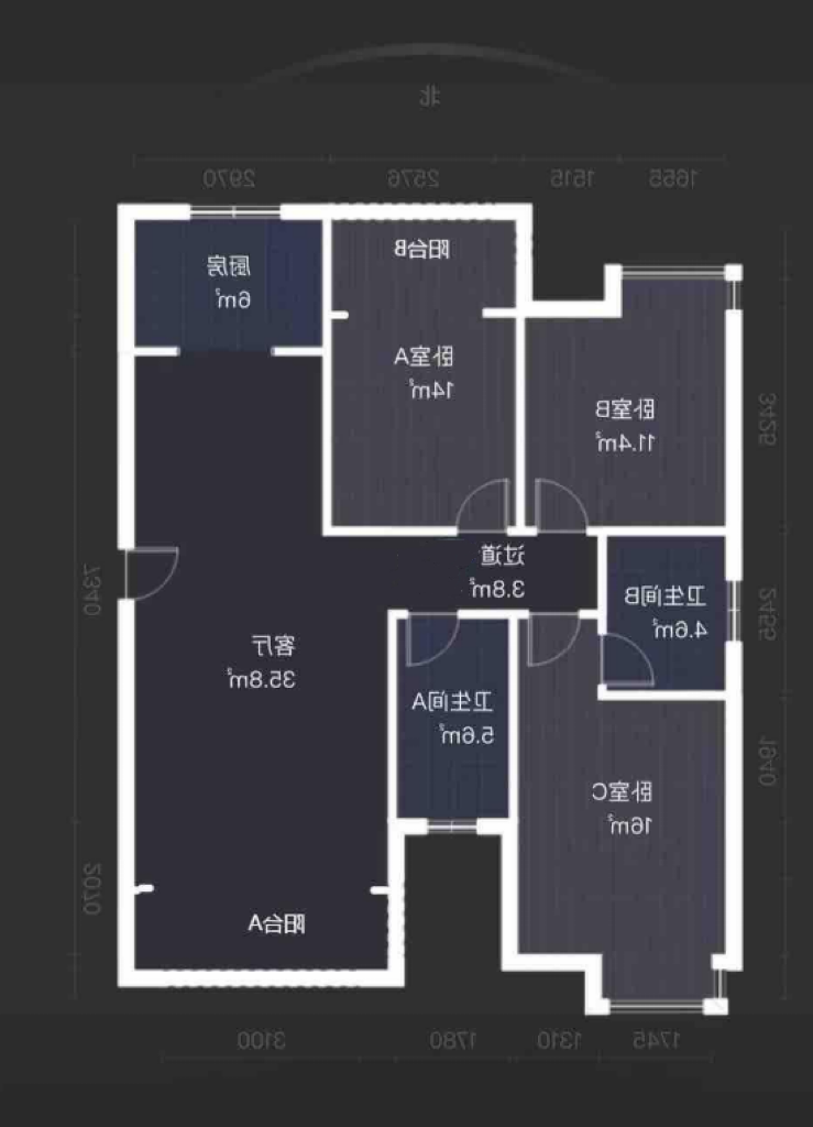 金水湾 3室2厅2卫 65.0万 金水湾 3室2厅2卫 65.0万室内图