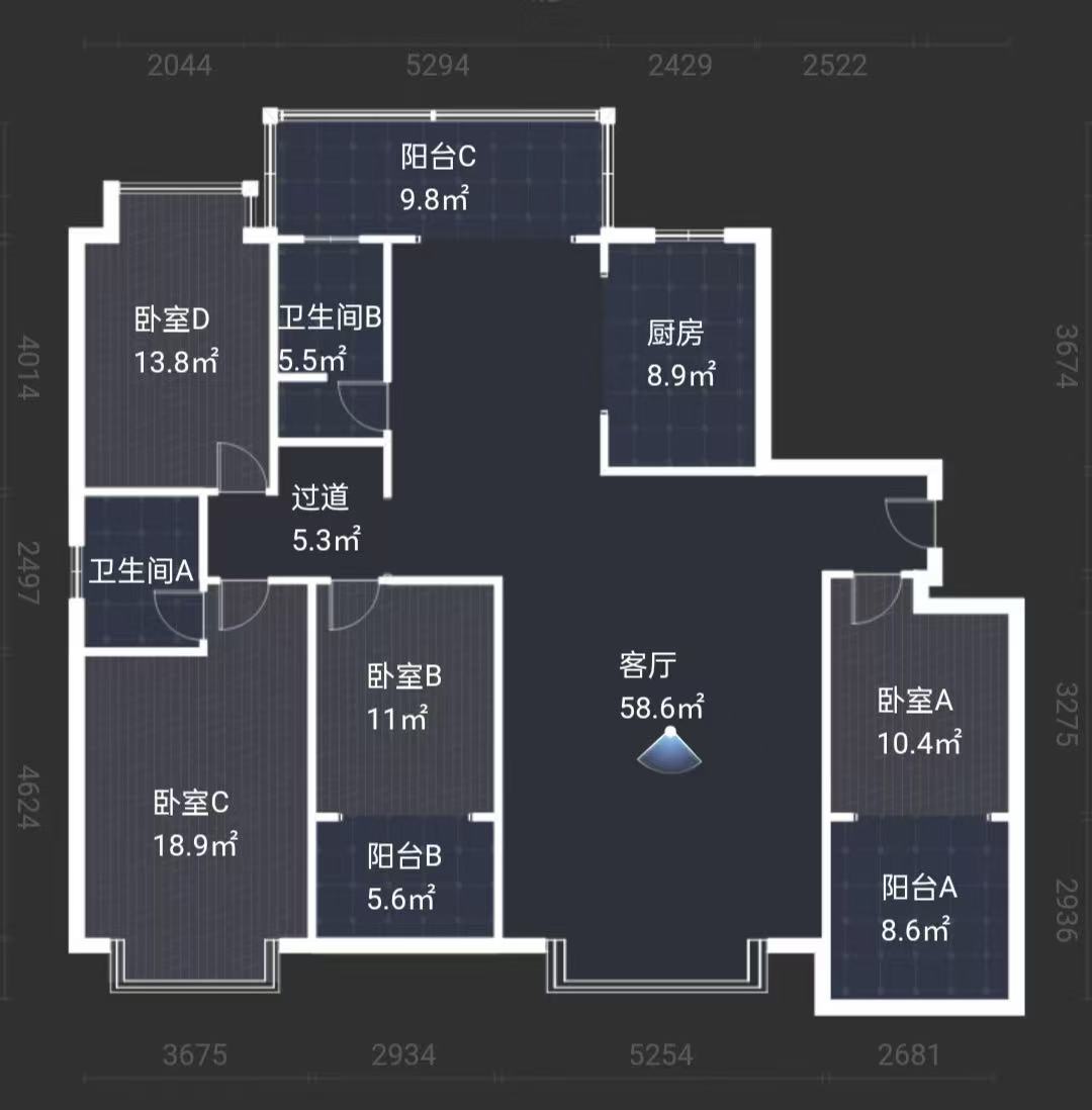 紫竹茗园 4室2厅2卫 68.8万 紫竹茗园 4室2厅2卫 68.8万室内图