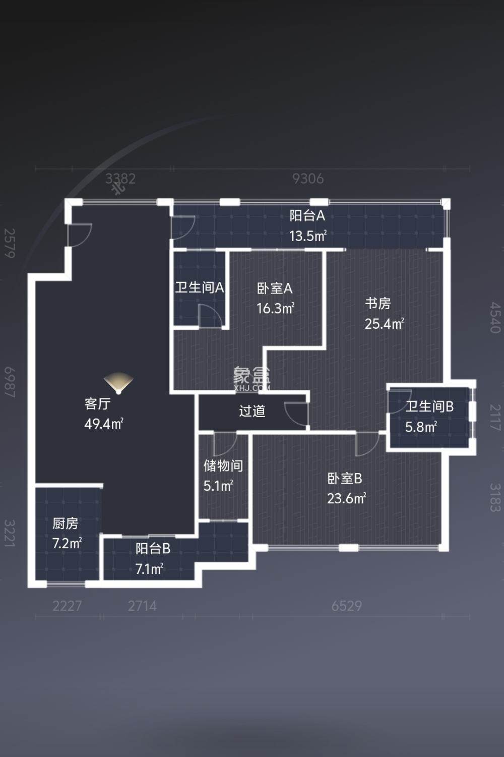 海创明珠壹号  4室2厅3卫   148.00万