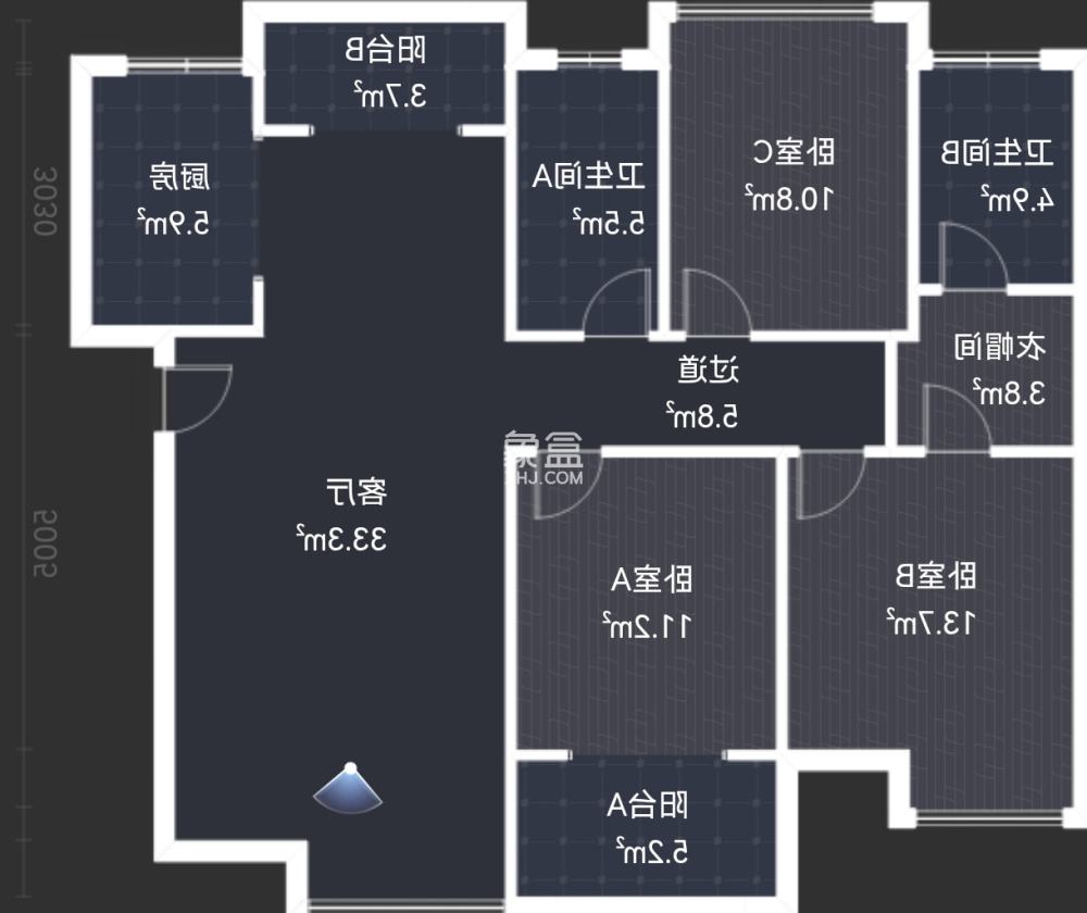 山水印象  3室2厅2卫    48.0万