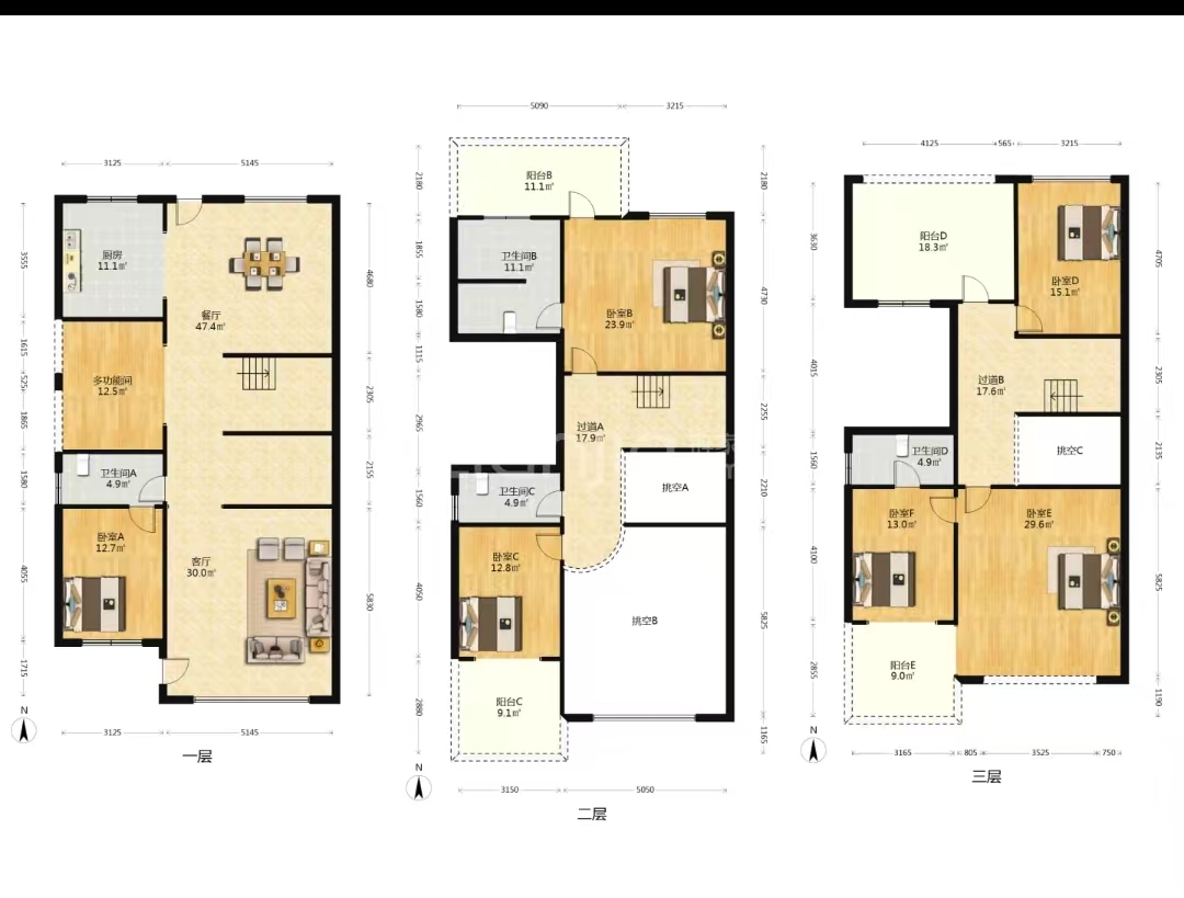 金水湾 6室3厅3卫 360.0万 金水湾 6室3厅3卫 360.0万室内图