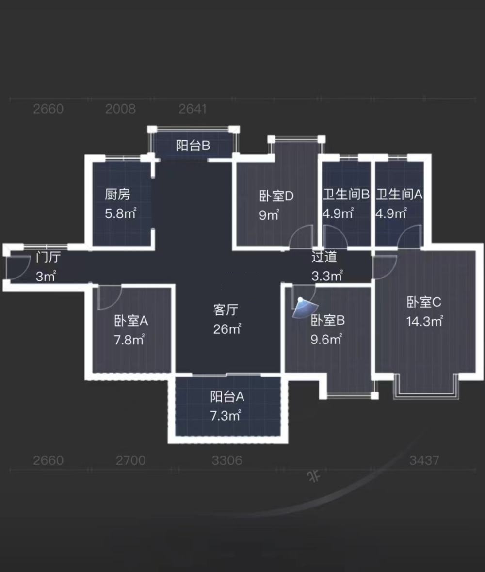 春藤公馆  4室2厅2卫    58.0万 春藤公馆  4室2厅2卫    58.0万室内图