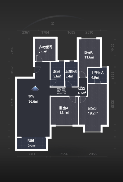 玫瑰御园  4室2厅2卫    125.0万
