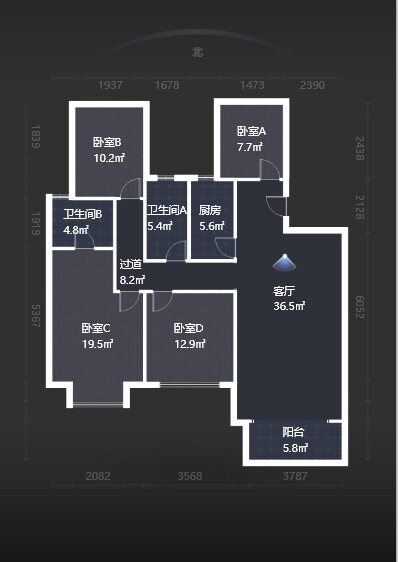 玫瑰御园  3室2厅2卫    103.8万 玫瑰御园  3室2厅2卫    103.8万室内图