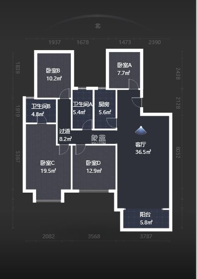 玫瑰御园  3室2厅2卫   103.80万