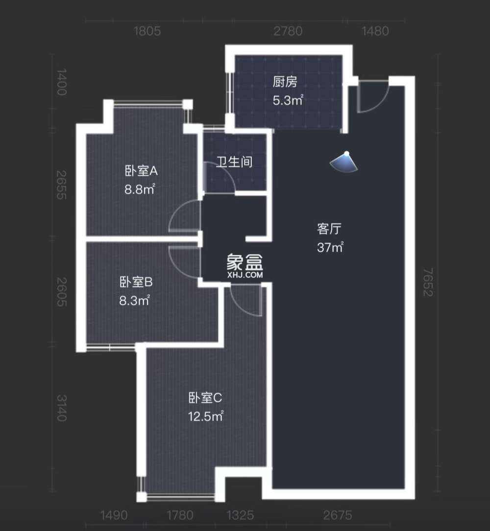 金水湾 3室2厅2卫 55.0万 金水湾 3室2厅2卫 55.0万室内图