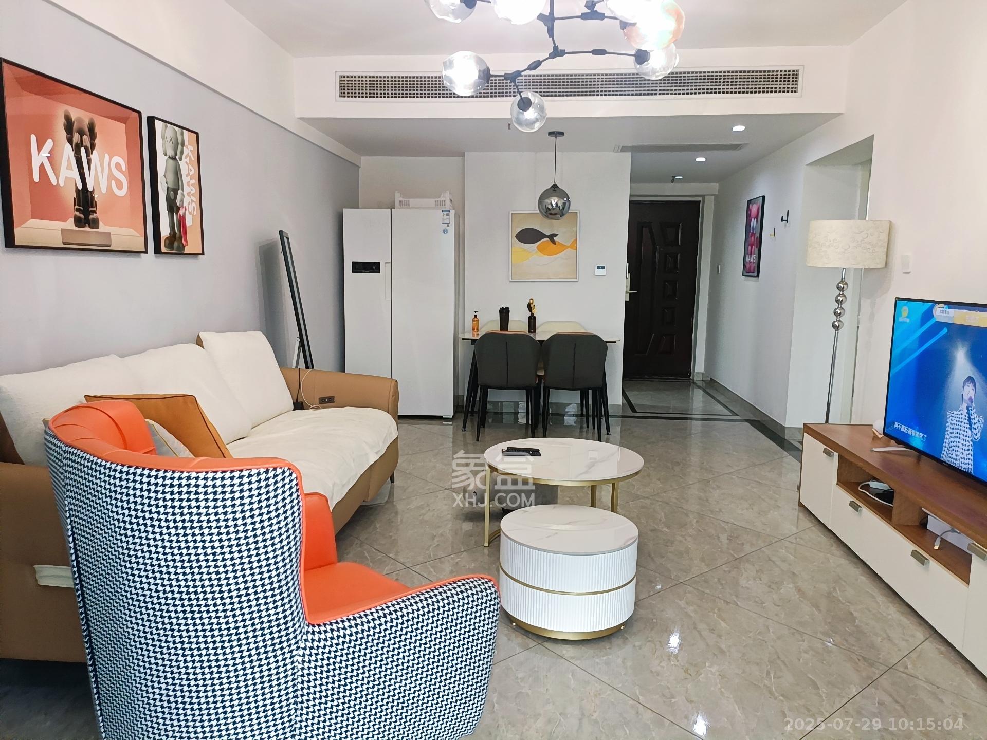 保利国际广场 1室2厅1卫 6000.0元/月 保利国际广场 1室2厅1卫 6000.0元/月室内图