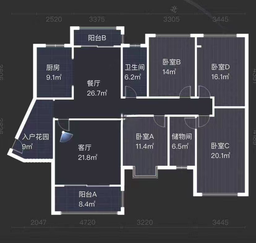 经世龙城  4室2厅2卫    78.0万