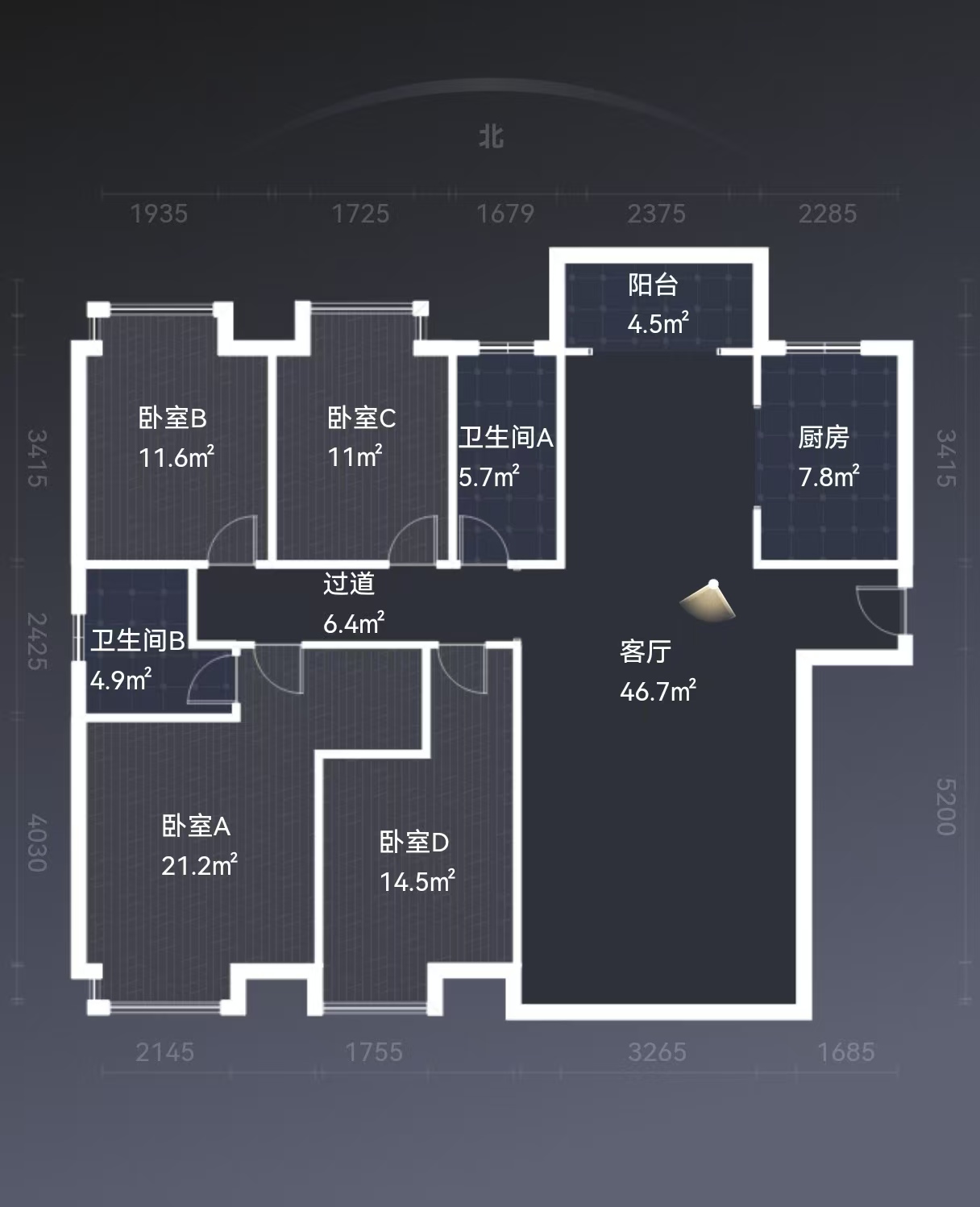 金水湾 5室2厅2卫 81.8万 金水湾 5室2厅2卫 81.8万室内图