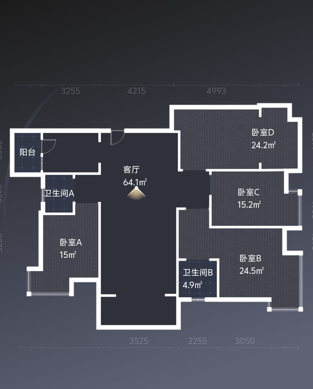 磐龙生态社区 4室2厅2卫 52.0万 磐龙生态社区 4室2厅2卫 52.0万室内图