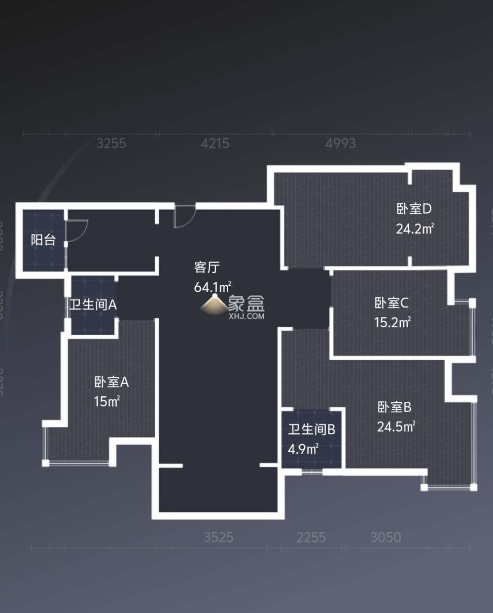 磐龙生态社区  4室2厅2卫    52.0万