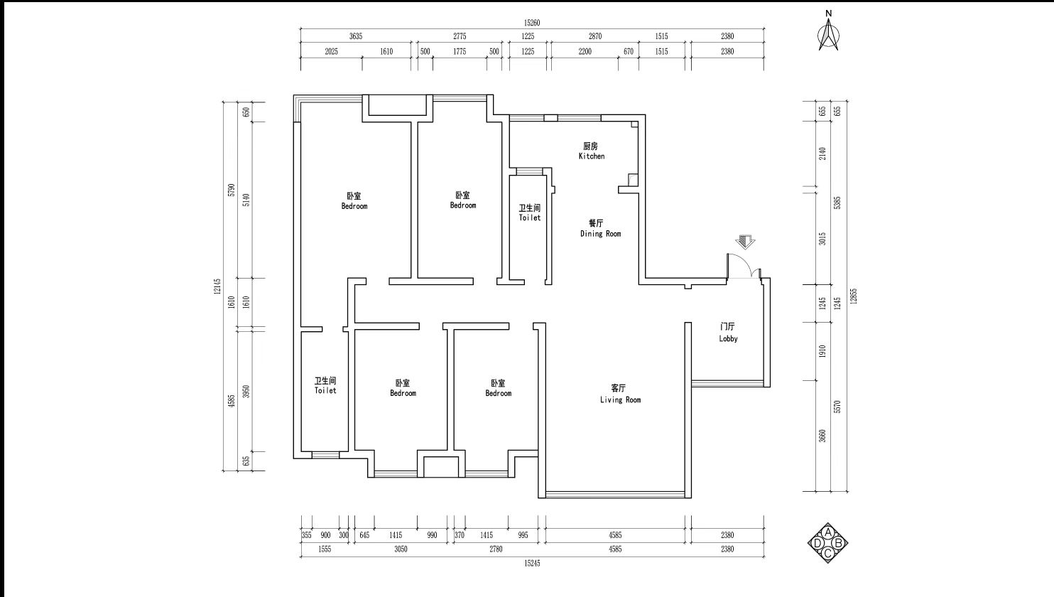 娄星东苑 4室2厅2卫 88.8万 娄星东苑 4室2厅2卫 88.8万客厅