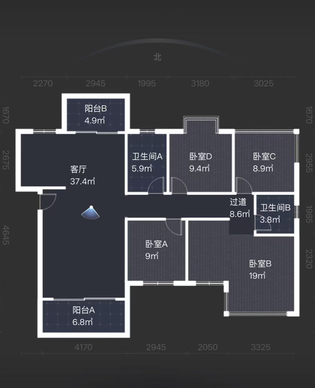 春藤小镇 4室2厅2卫 95.0万 春藤小镇 4室2厅2卫 95.0万室内图