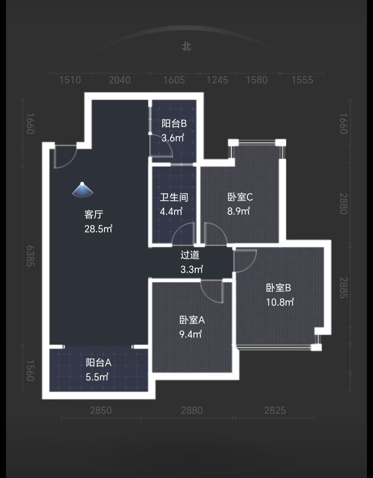 中房天玺湾  3室2厅1卫    35.8万 中房天玺湾  3室2厅1卫    35.8万室内图